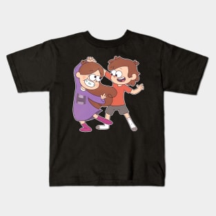 Dance Twins Kids T-Shirt